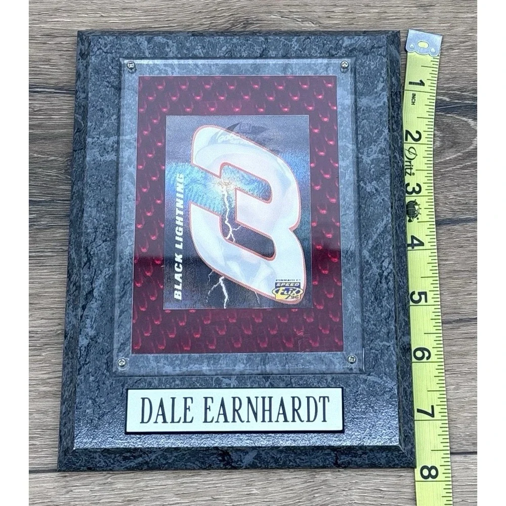 Dale Earnhardt Sr Pinnacle Speed Flix Lenticular Card Wall Plaque NASCAR Display